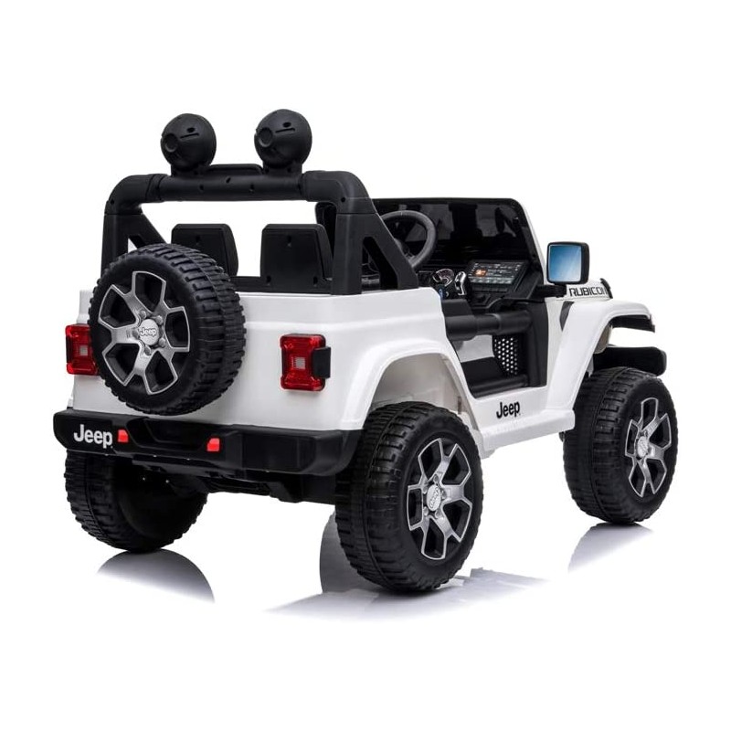 Jeep Wrangler Rubicon 12V, carro elétrico infantil com controle remoto.