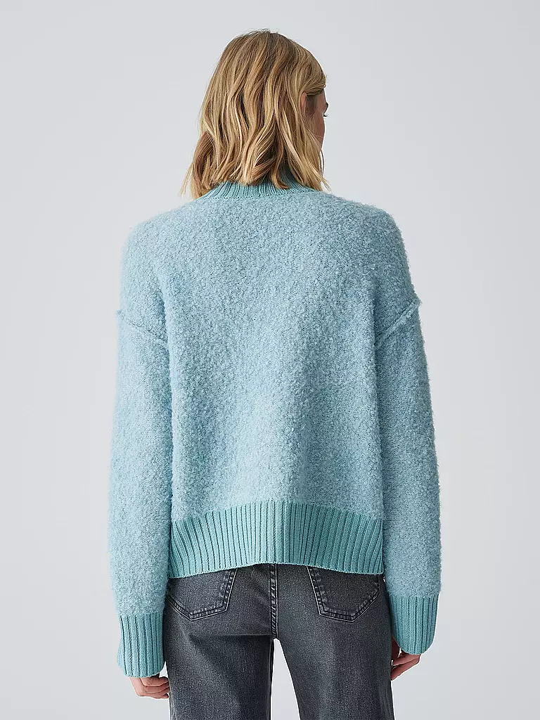 OPUS Rollkragenpullover PUKLANA blau