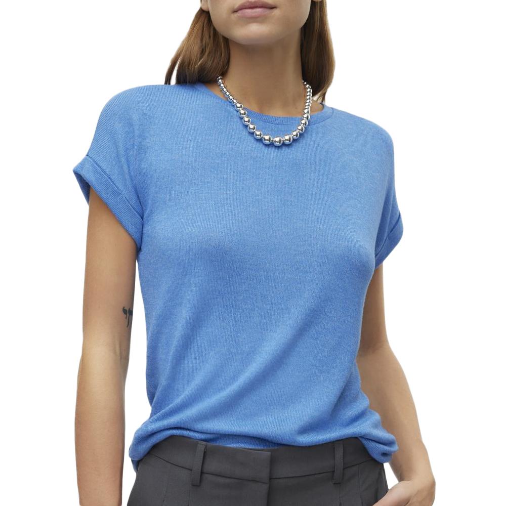 Vero Moda T-Shirt Bleu Clair Femme Vero Moda Brianna 10291353