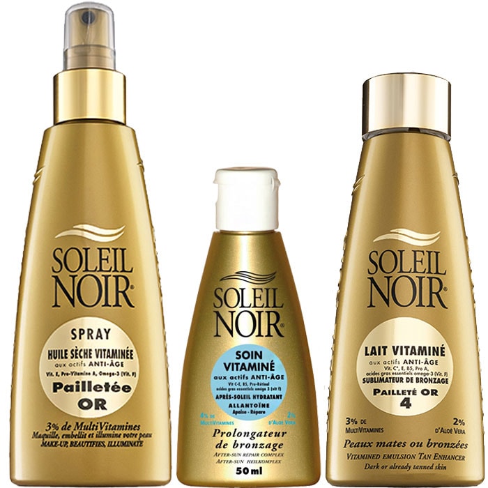 Routine solaire vitaminée & hydratant - Peaux mates & bronzées - 3 produits