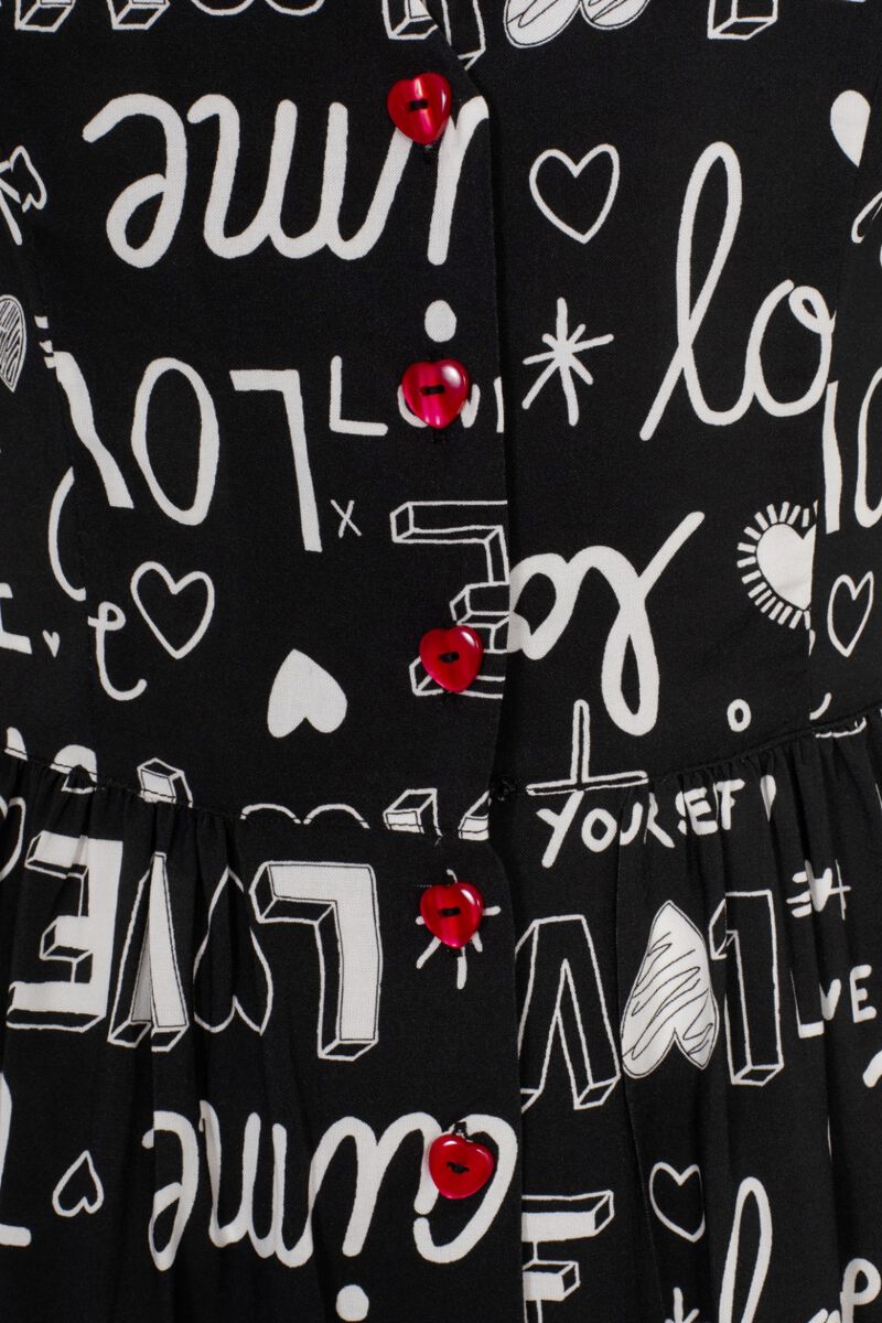 Love Yourself Mini Dress | Hell Bunny Robe courte