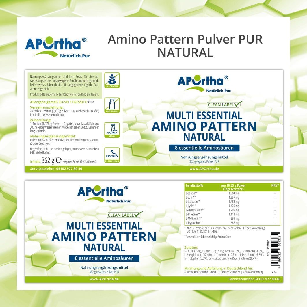 APOrtha® Amino Pattern Pulver - NATURAL