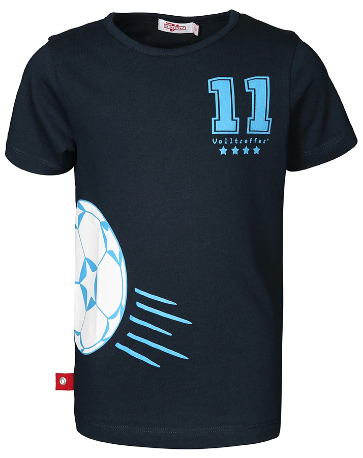 T-Shirt FUßBALL NR. 11 in marine