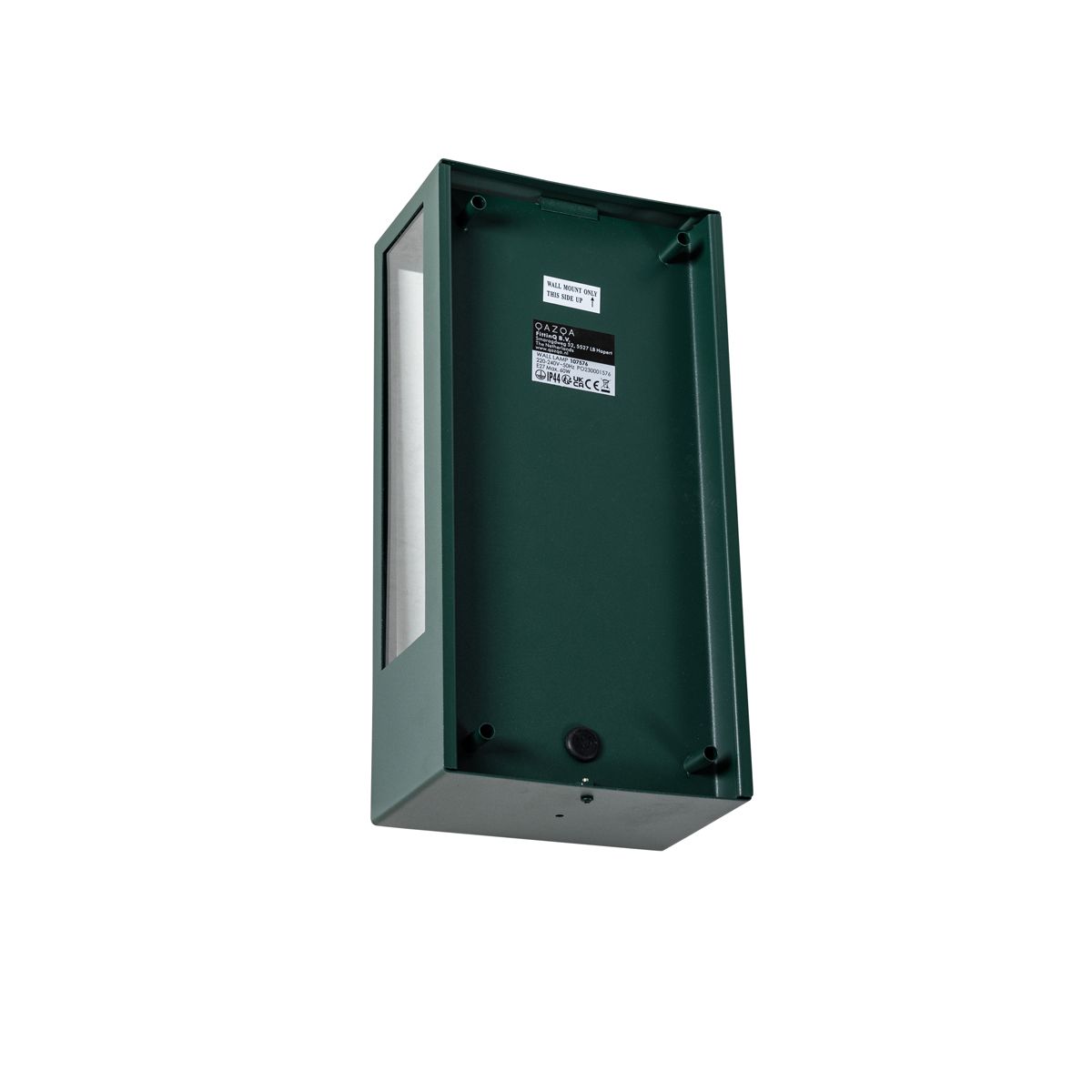 Buiten wandlamp donker groen met bewegingsmelder IP44 - Rotterdam