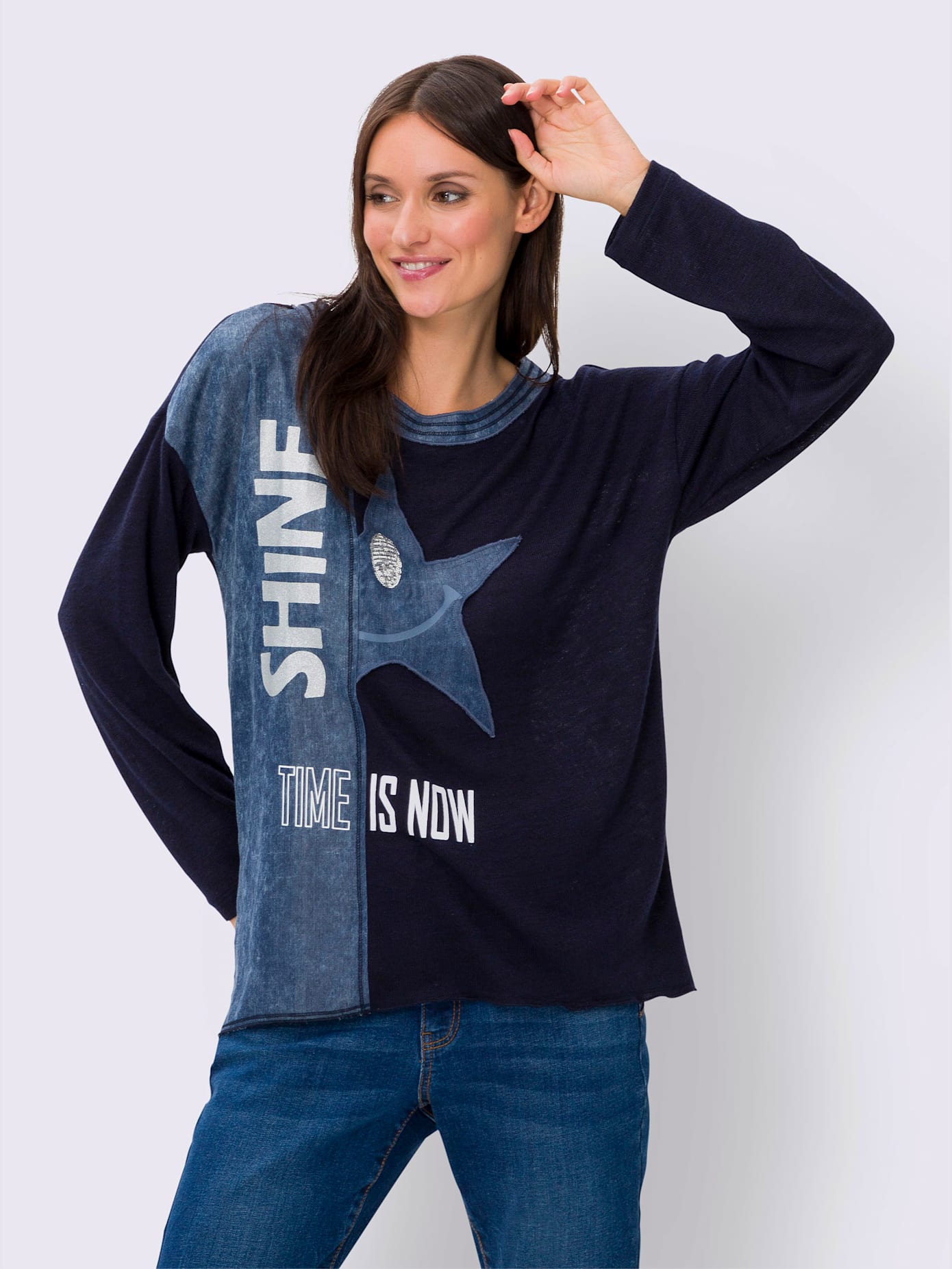 T-shirt superbe imprimé brillant