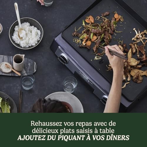 Cuisinart 3 en 1 Grilleur, gaufrier et omelette| Grilleur de sandwichs, presse à panini, crêpière Grilleur électrique | Plaques amovibles et interchangeables antiadhésives | moins d'huile | 210°C | : Cuisine et Maison