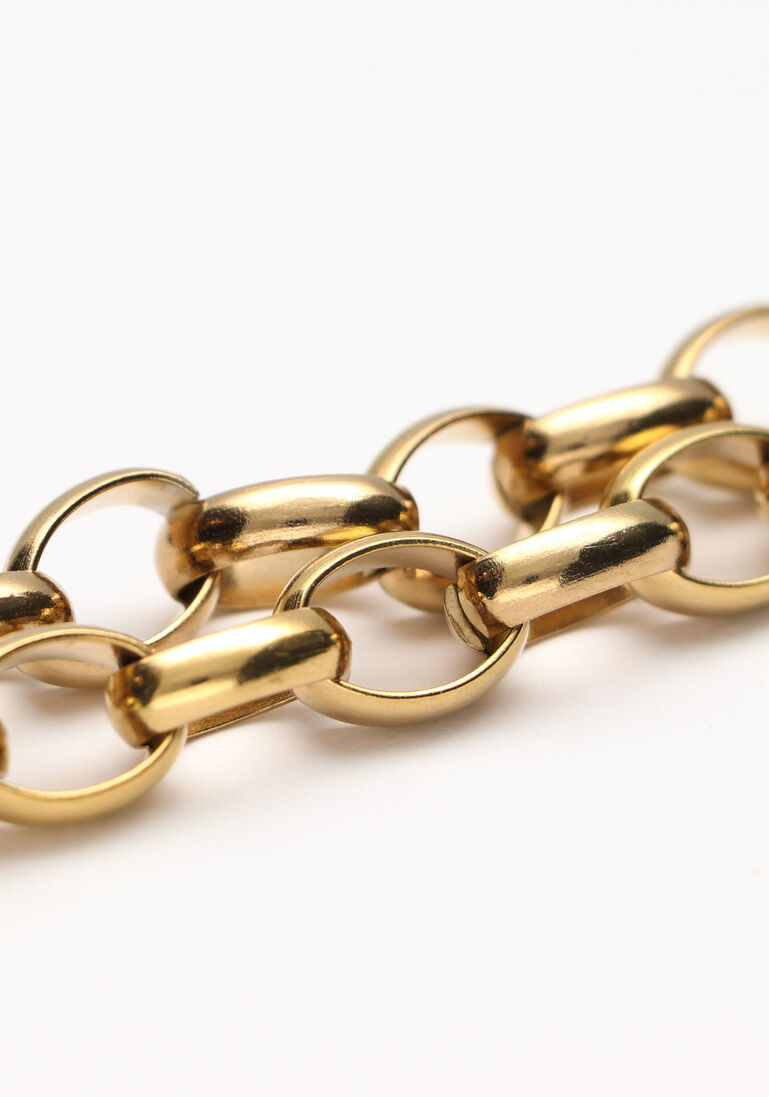 NOTRE-V gouden notre-v ketting ketting schakel #3