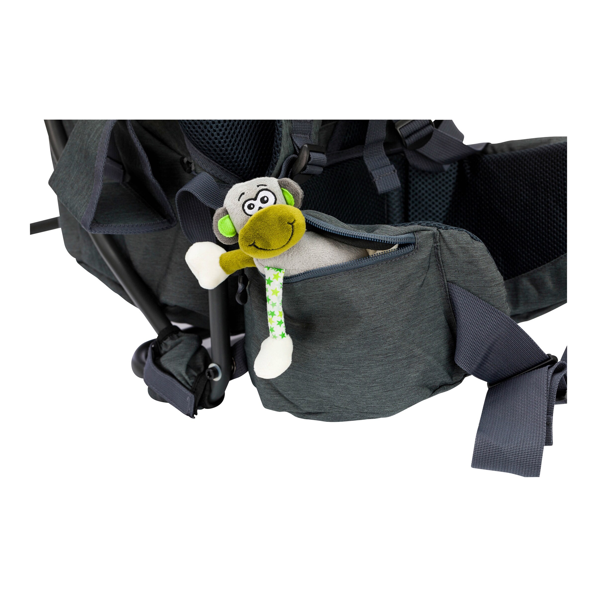 Fillikid Adventure Rückentrage grau melange