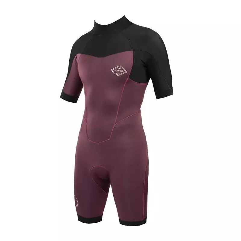 Combinaison shorty SOORUZ Fighter 2/2 Backzip Wine