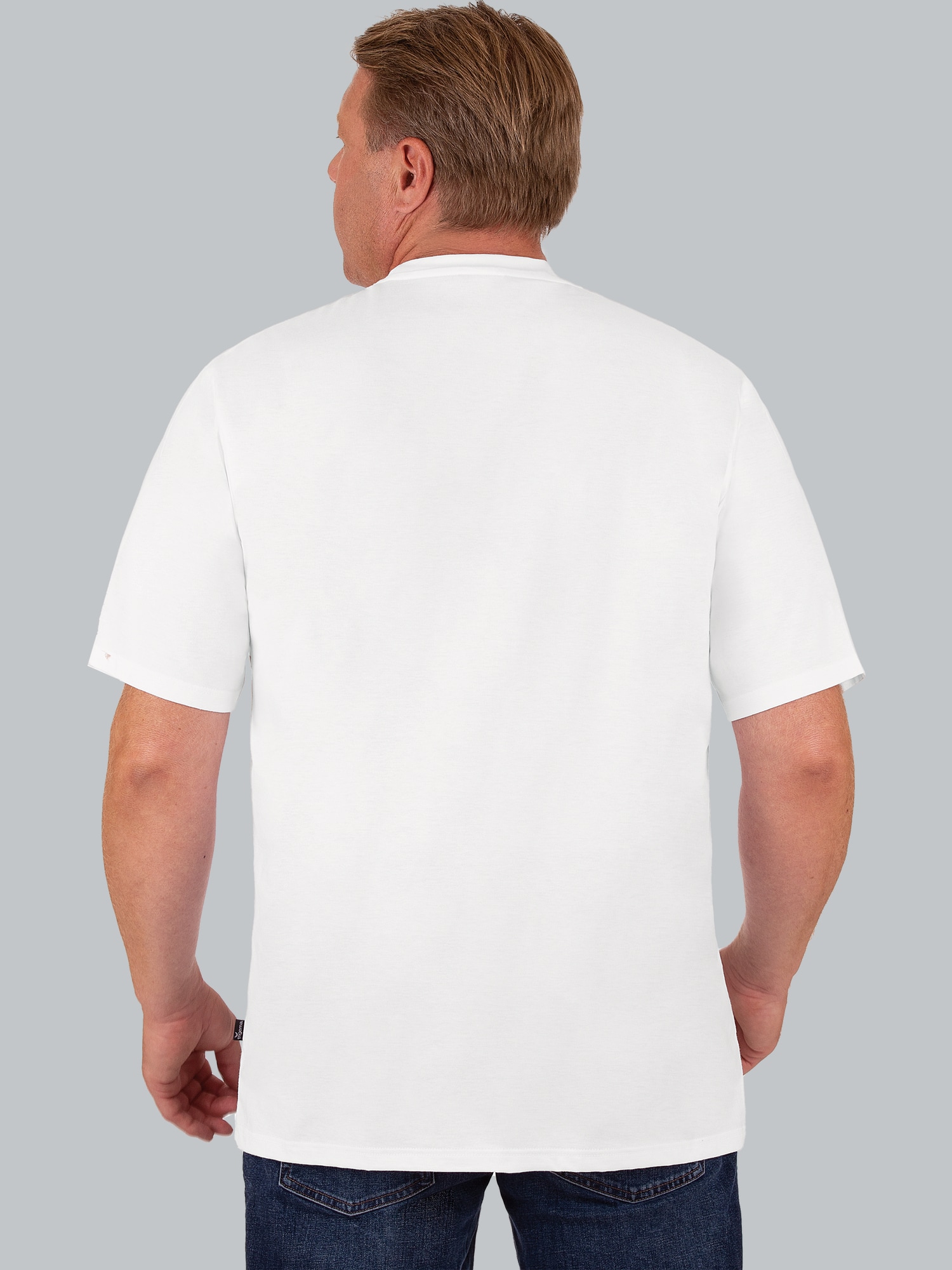 T-Shirt DELUXE Baumwolle Weiss