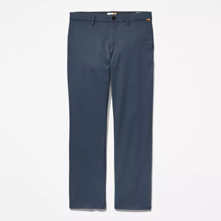 Calças chino Squam Lake Stretch para homem, nas cores azul ou azul marinho.