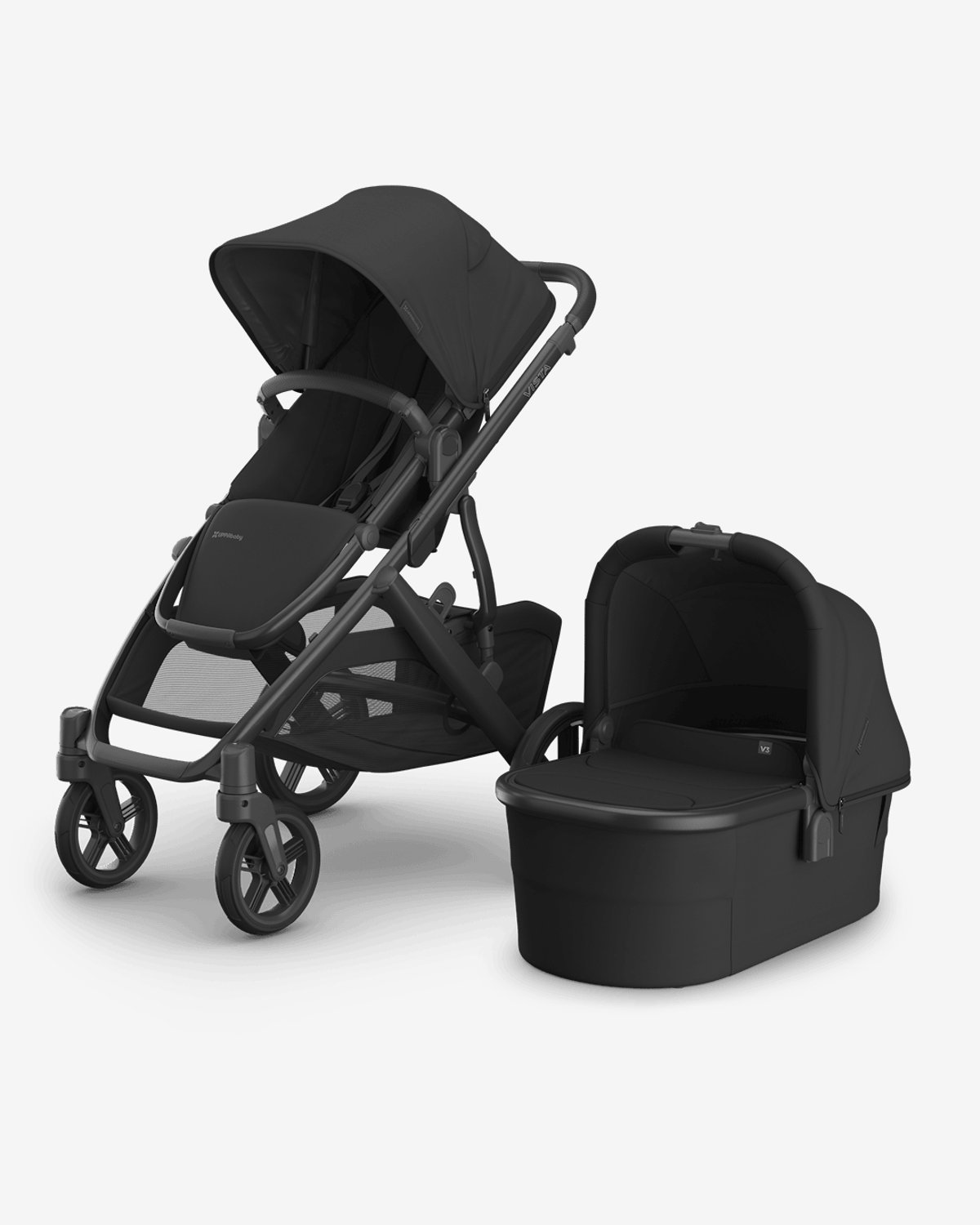 Vista V3 Duo Barnevogn – Fra Nyfødt til 22 kg/4 år