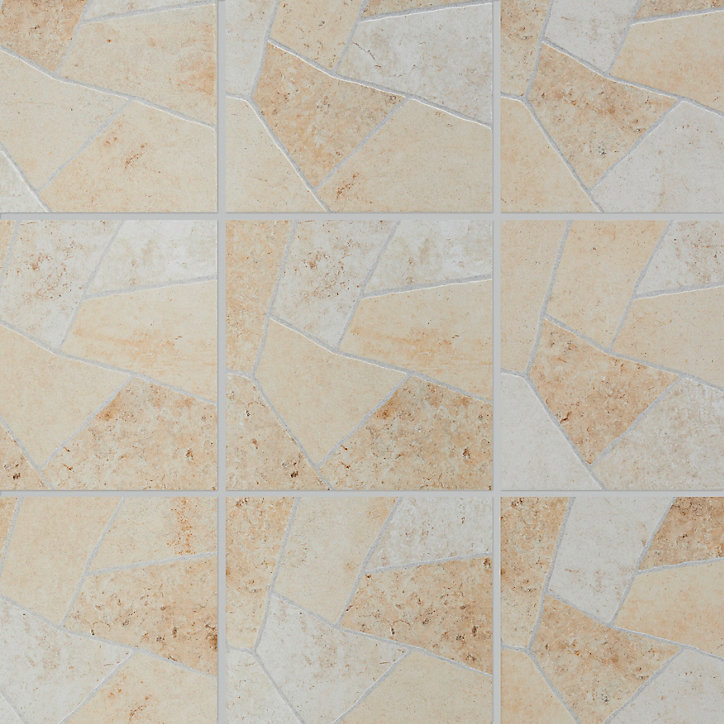 Carrelage extérieur Piazza mix grey 45 x 45 cm