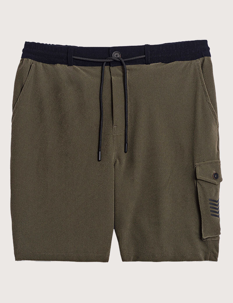 HBT VELVET | CHRIS CARGO SHORT BERMUDA  EPONGE KAKI