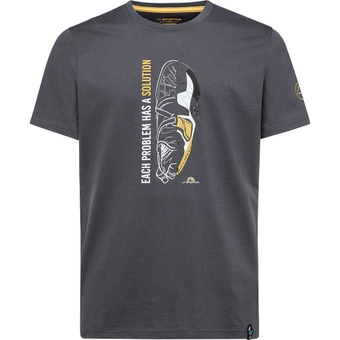 La Sportiva Solution T-Shirt Carbon / Yellow Herren