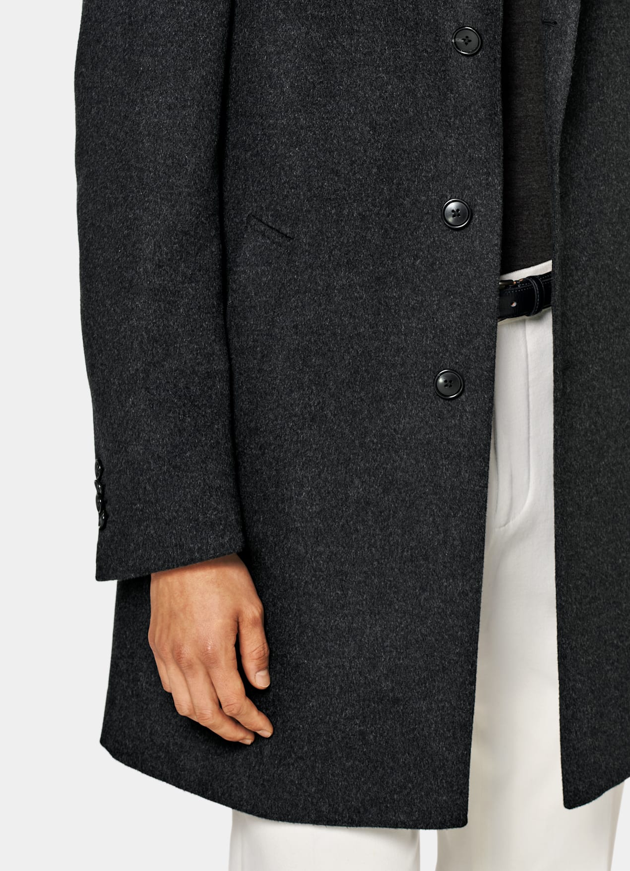 Manteau gris foncé