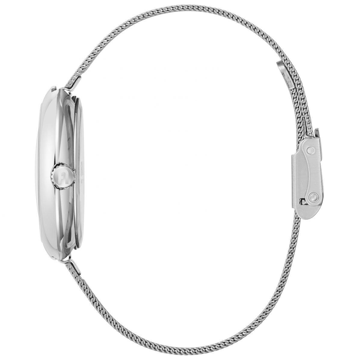 Furla Cosy Seconds Silver Mesh Watch WW00013005L1