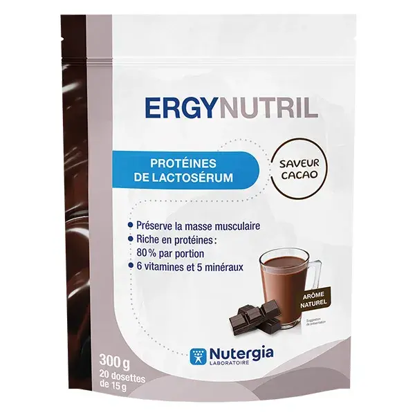 Nutergia Ergynutril Proteína de Soro de Leite com Cacau 300g