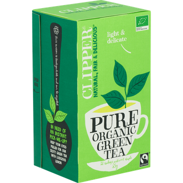 Clipper Pure Organic Green Tea 20 Zakjes 35 g