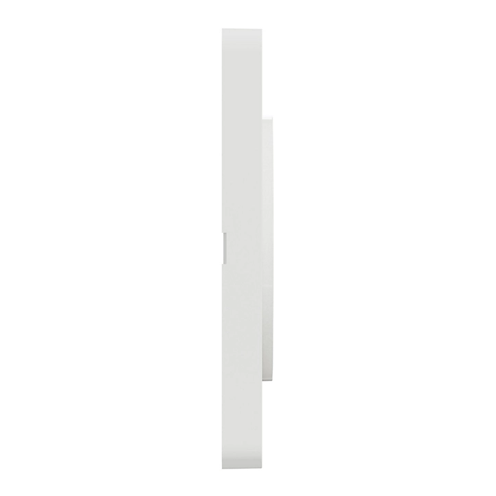 Plaque de finition simple Schneider Electric Odace Touch blanc