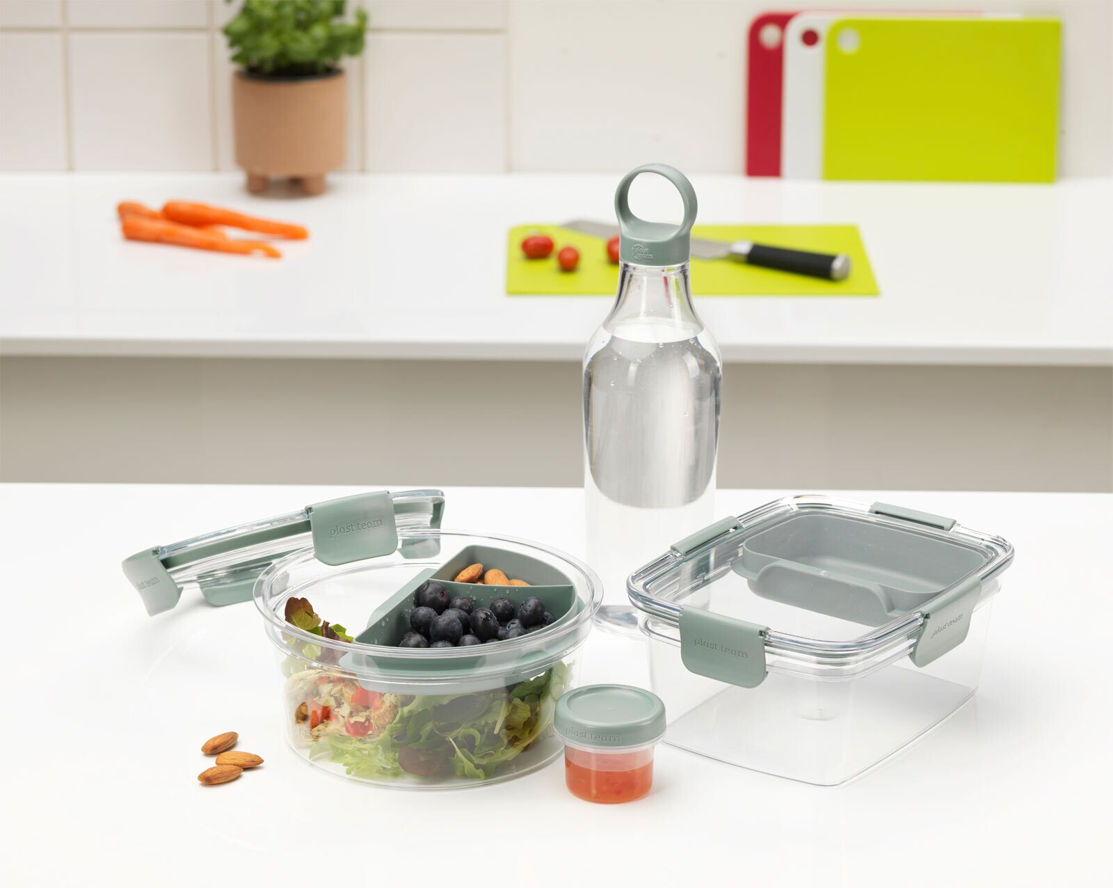 To-Go Lunchbox Lyon rund Chinois Green