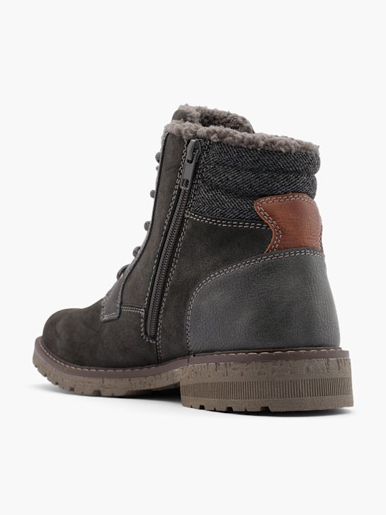 AM SHOE Schnür-Stiefelette Grau