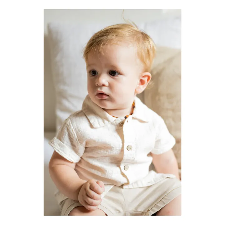 1+ in the family Chemise Manches Courtes David | Ecru