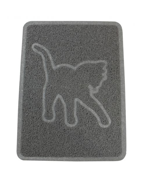 Adori Kattenbakmat - Kattenbakaccessoires - 35.5x48 cm Donkergrijs