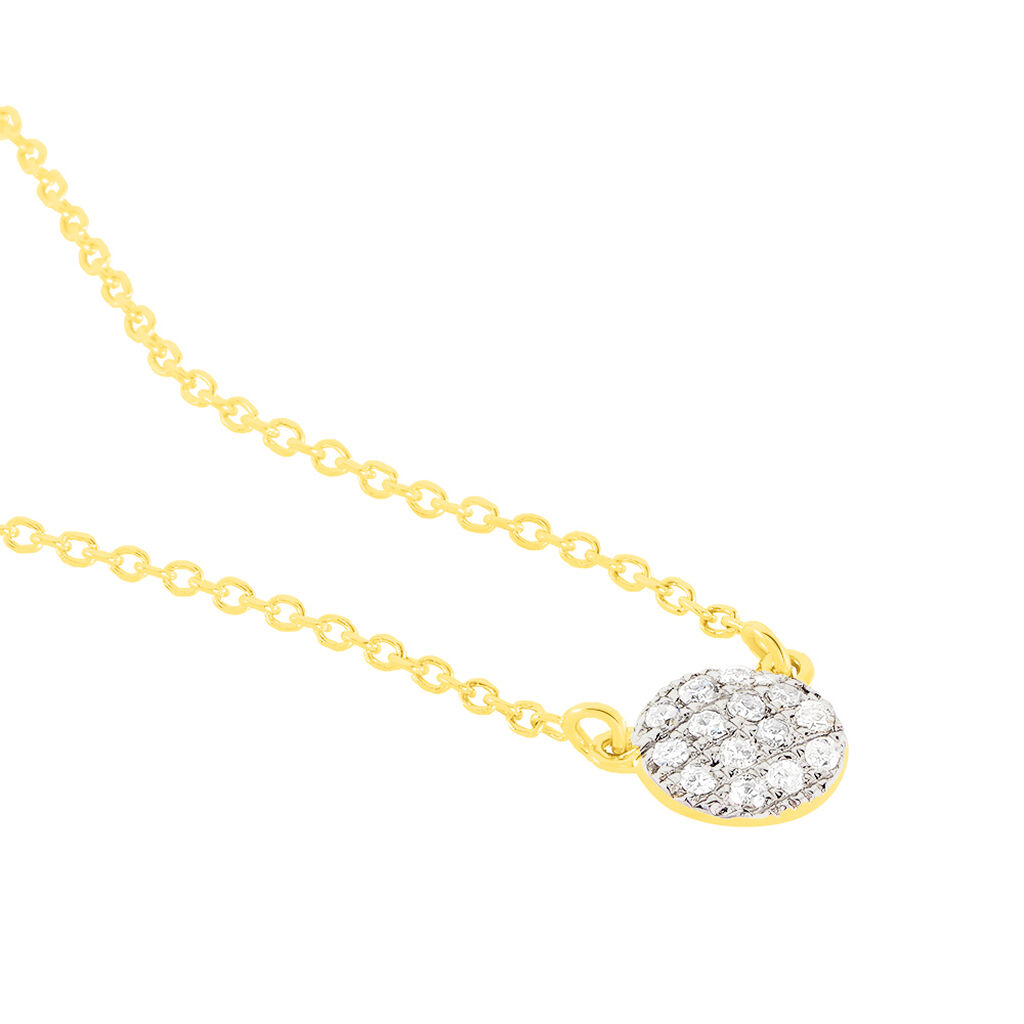 Collier Teani Or Jaune Diamant