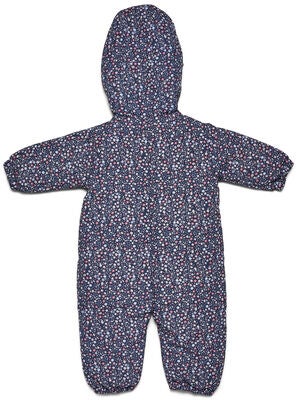Petite Chérie Atelier Gisele Vinterdress Baby, Navy Small Flower