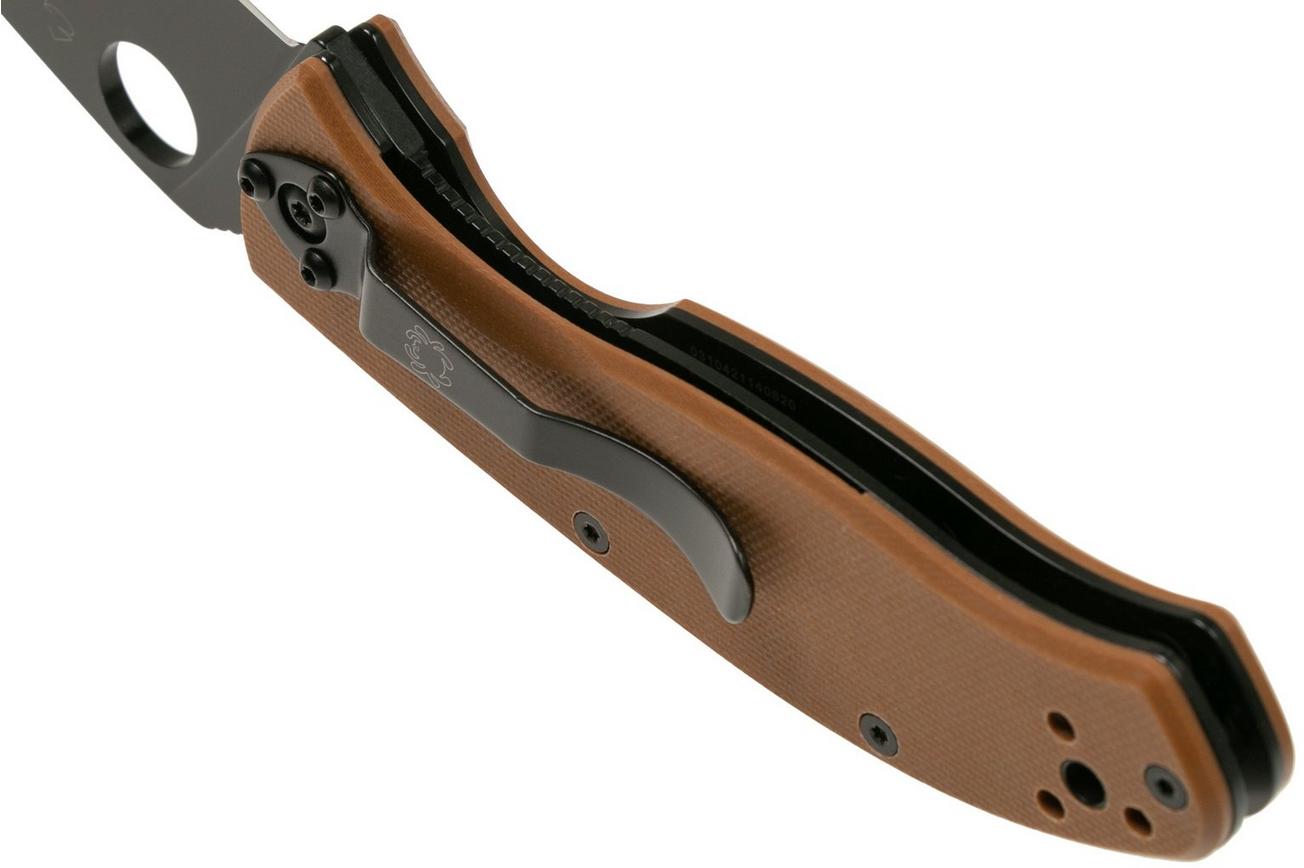 Spyderco Tenacious Brown Black C122GPBBN zakmes