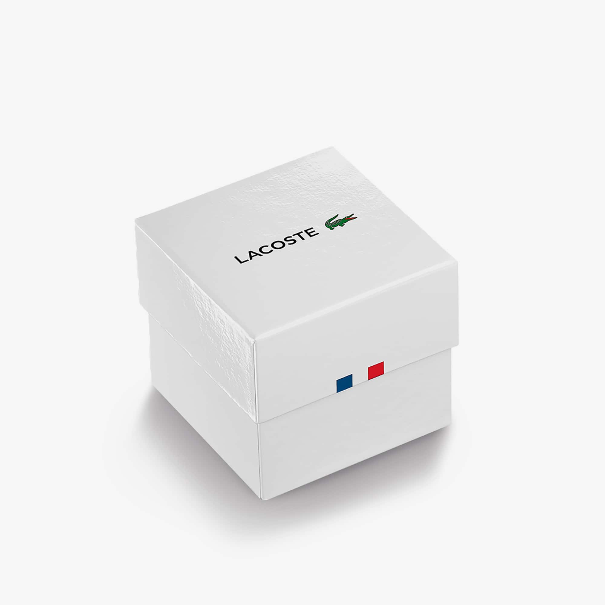 Montre chronomètre Tiebreaker noire avec bracelet vert en silicone Montres - Blanc - Lacoste - Homme