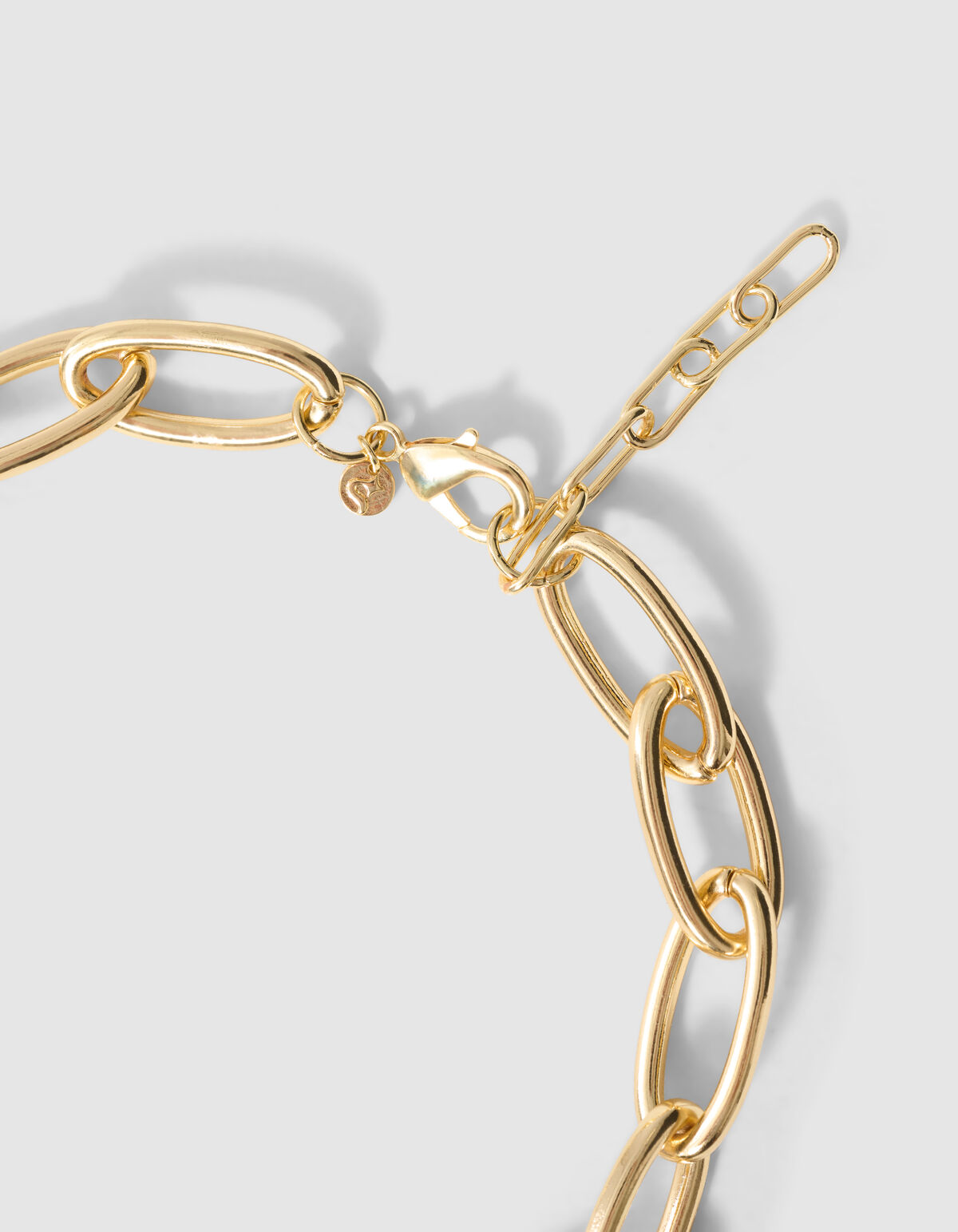 Oval Chain Ketting Goud
