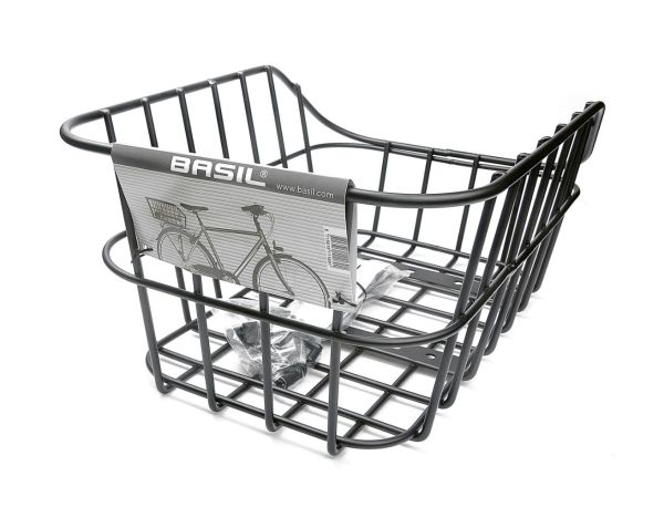 Basil Cento Black Alu Cykelkurv, 30L