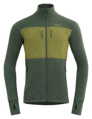 Veste Devold Egga Grid Merino Vert Homme