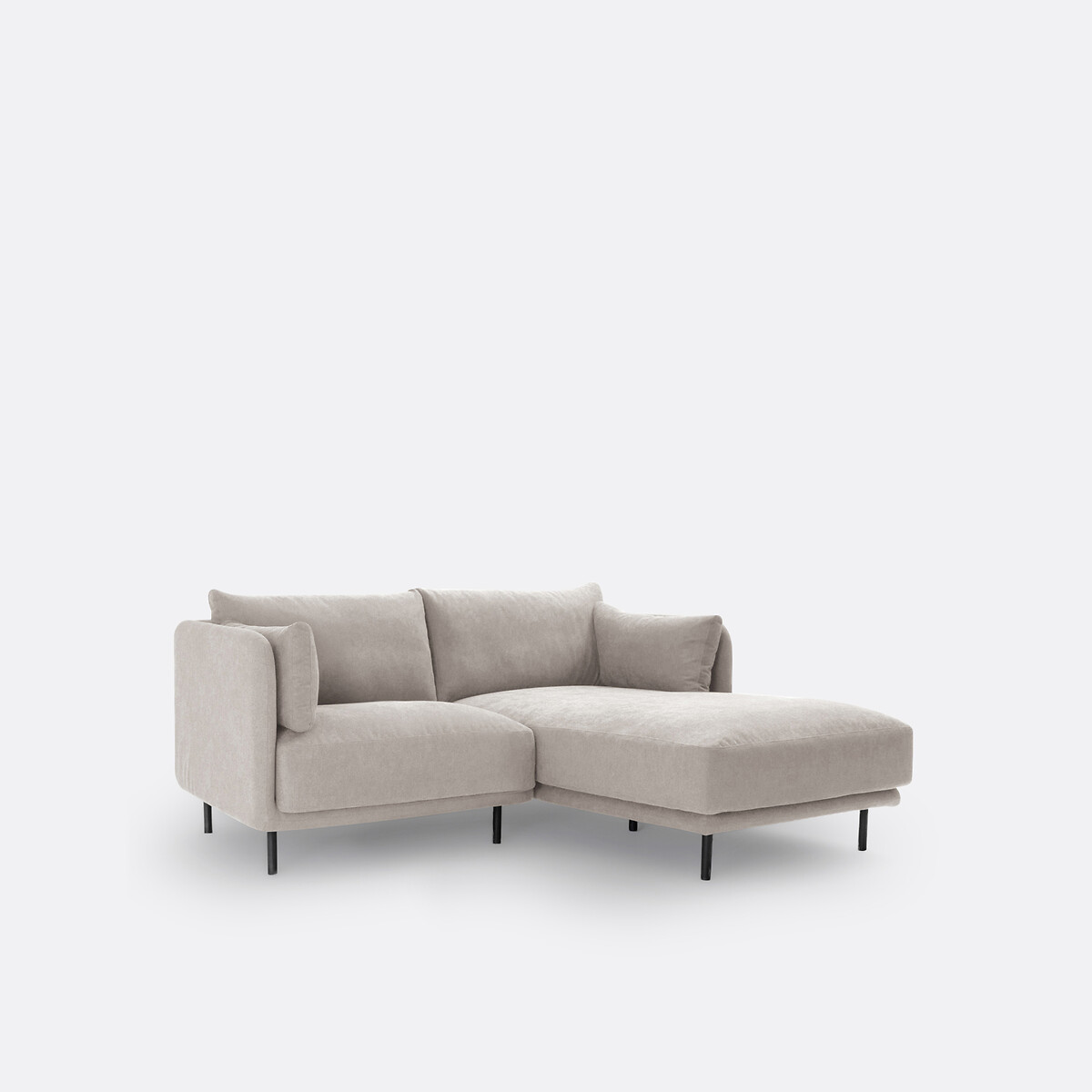 LA REDOUTE INTERIEURS<br>Sofá compacto retangular, tecido texturizado Victor