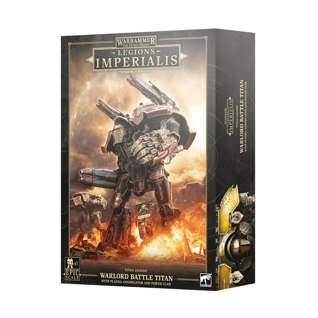 The Horus Heresy : Legions Imperialis - Warlord Titan avec Power Claw et Plasma Annihilator