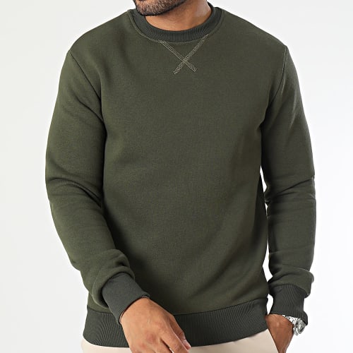 Sweat Crewneck 0452 Vert Kaki