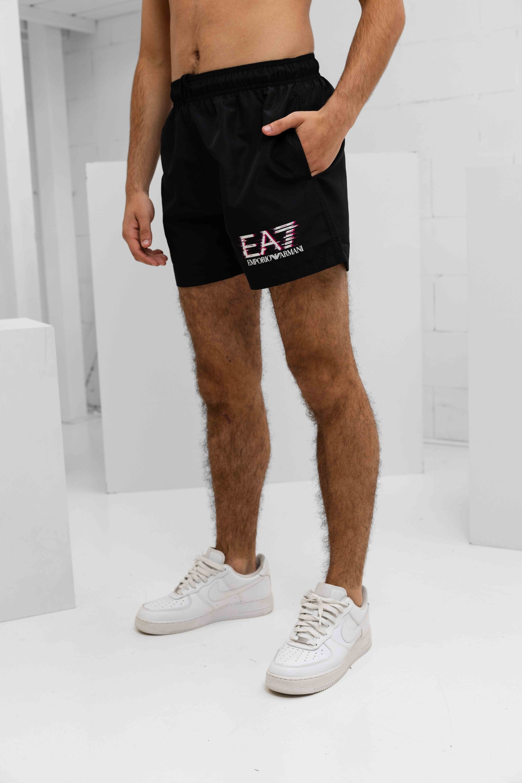 EA7 Emporio Armani 7M001678 Zwembroek Heren Zwart/Paars