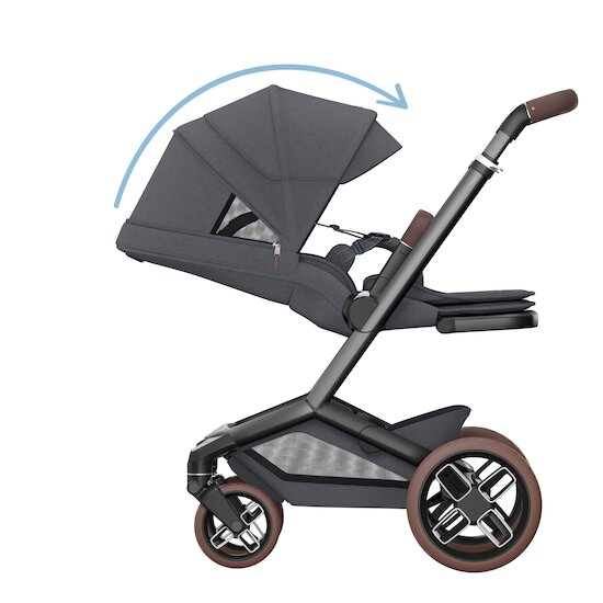 Pack Duo Poussette + Nacelle Fame   Graphite        de               Maxi-Cosi