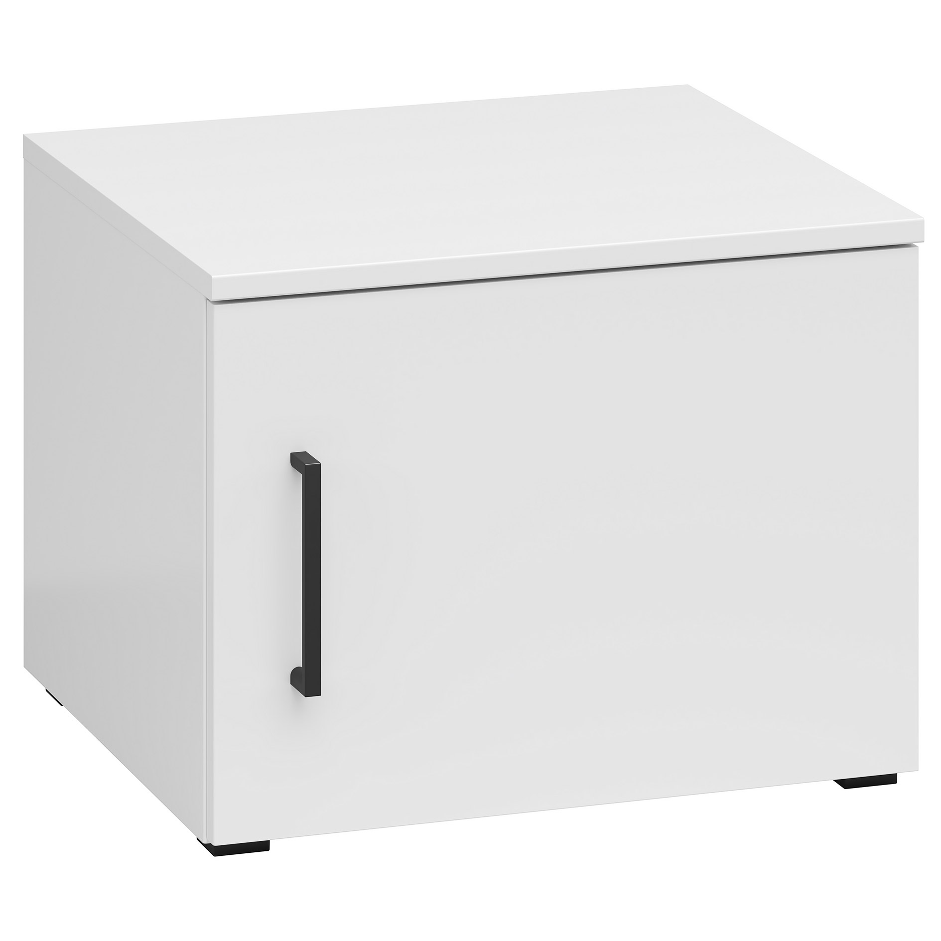 Aufsatzelement - auch hängend verwendbar - weiß - Breite 45 cm