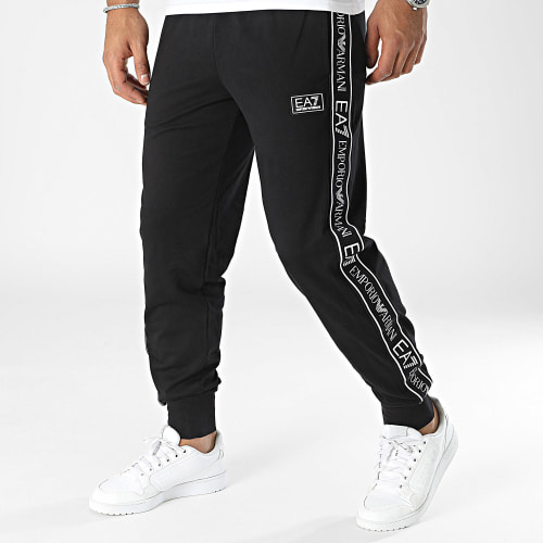 Pantalon Jogging A Bandes 6RPP54-PJ05Z Noir