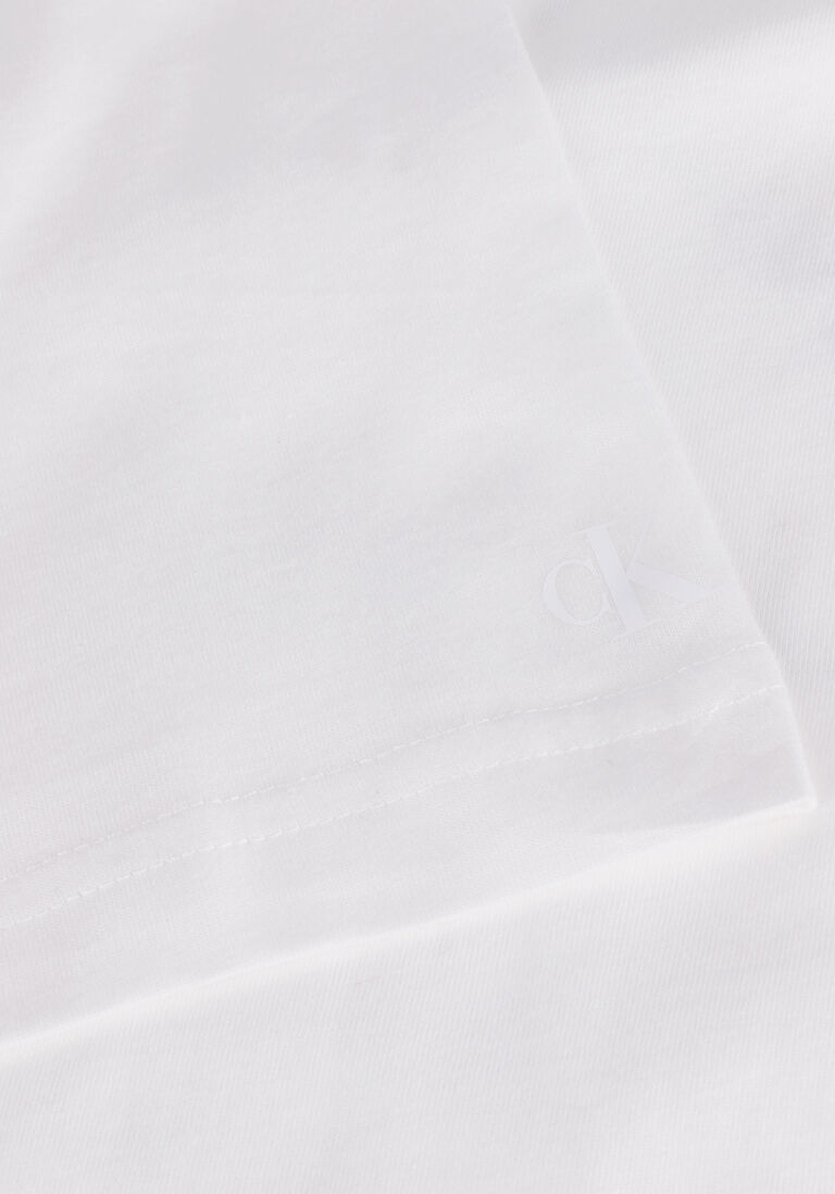 CALVIN KLEIN witte calvin klein t-shirt mixed institutional tee