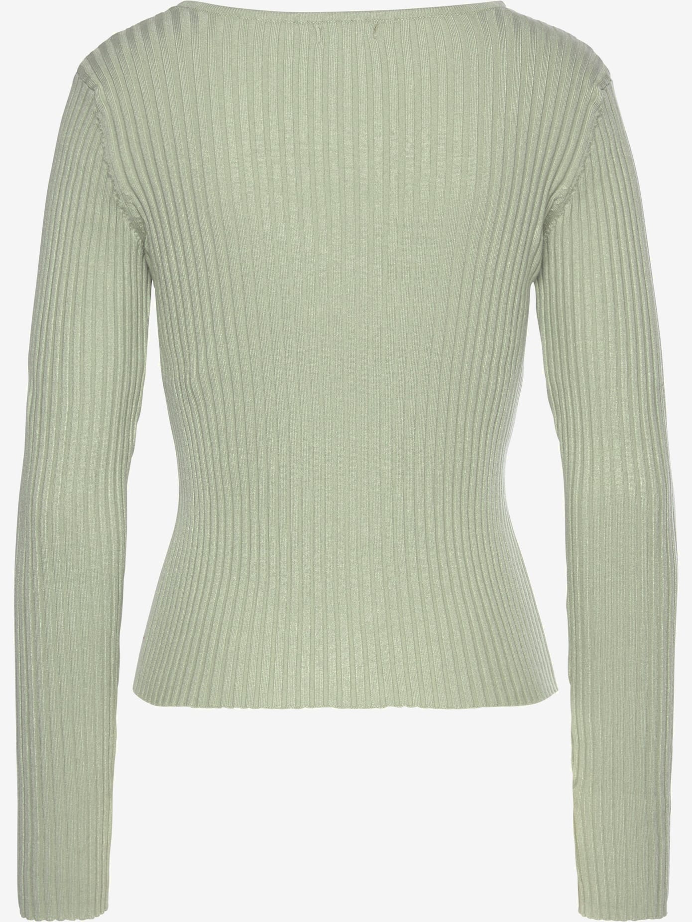 Pull à encolure en v pull affinant avec patte de boutonnage