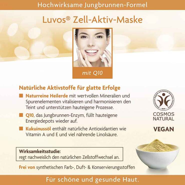 Luvos Heilerde Zell-Aktiv-Maske Naturkosmetik, 2X7.5 ml