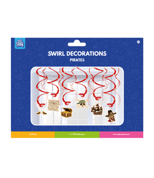 Piraat Hangdecoratie 70cm