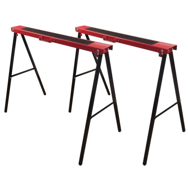 Brüder Mannesmann Cavaletes 2 Pcs Aço 70100