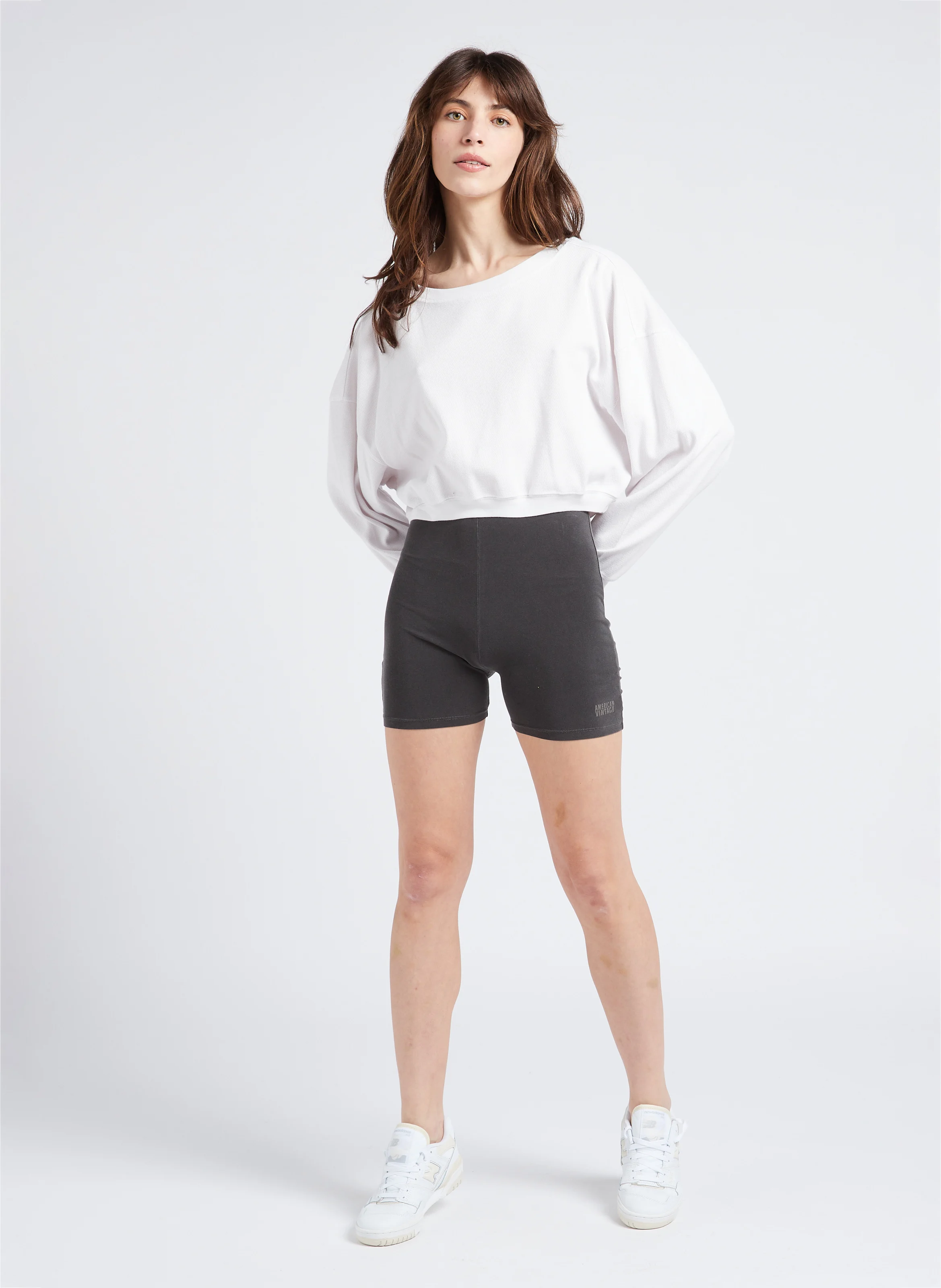 550 - Basket basses en cuir | Blanc