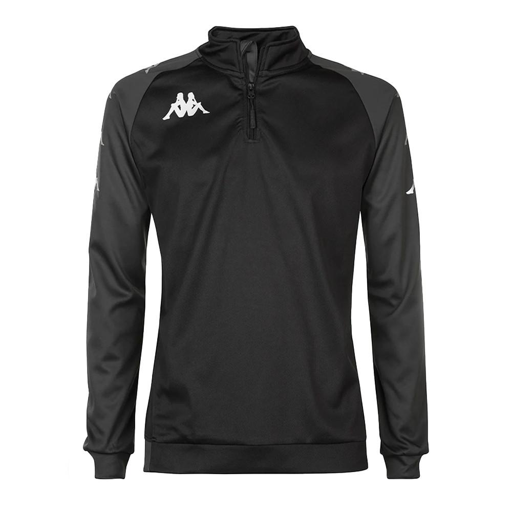 Kappa Sweat D'entrainement 1/2 zip Noir Homme Kappa Trieste