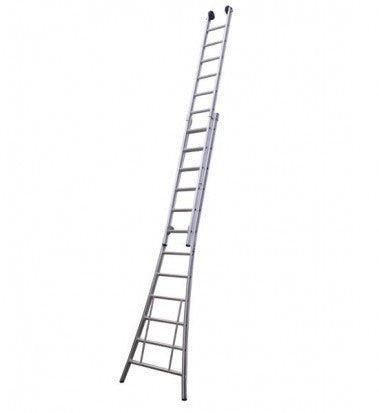 Little Jumbo Opsteekladder SuperPRO uitgebogen bomen - 2x18 sporten - 1250300218